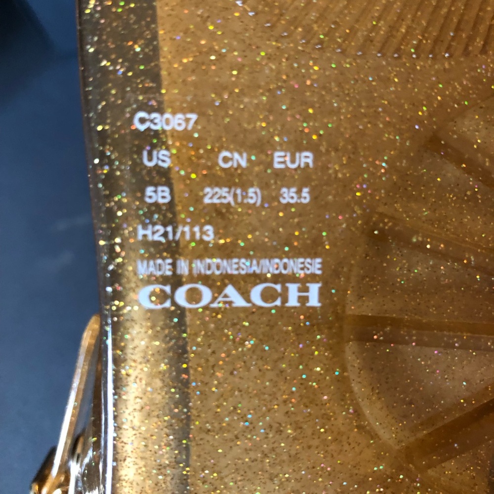 Coach Jelly Slingback Thong Sandals - Picture 6 of 11